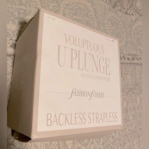 Backless, Strapless U Plunge Bra: Size DDD